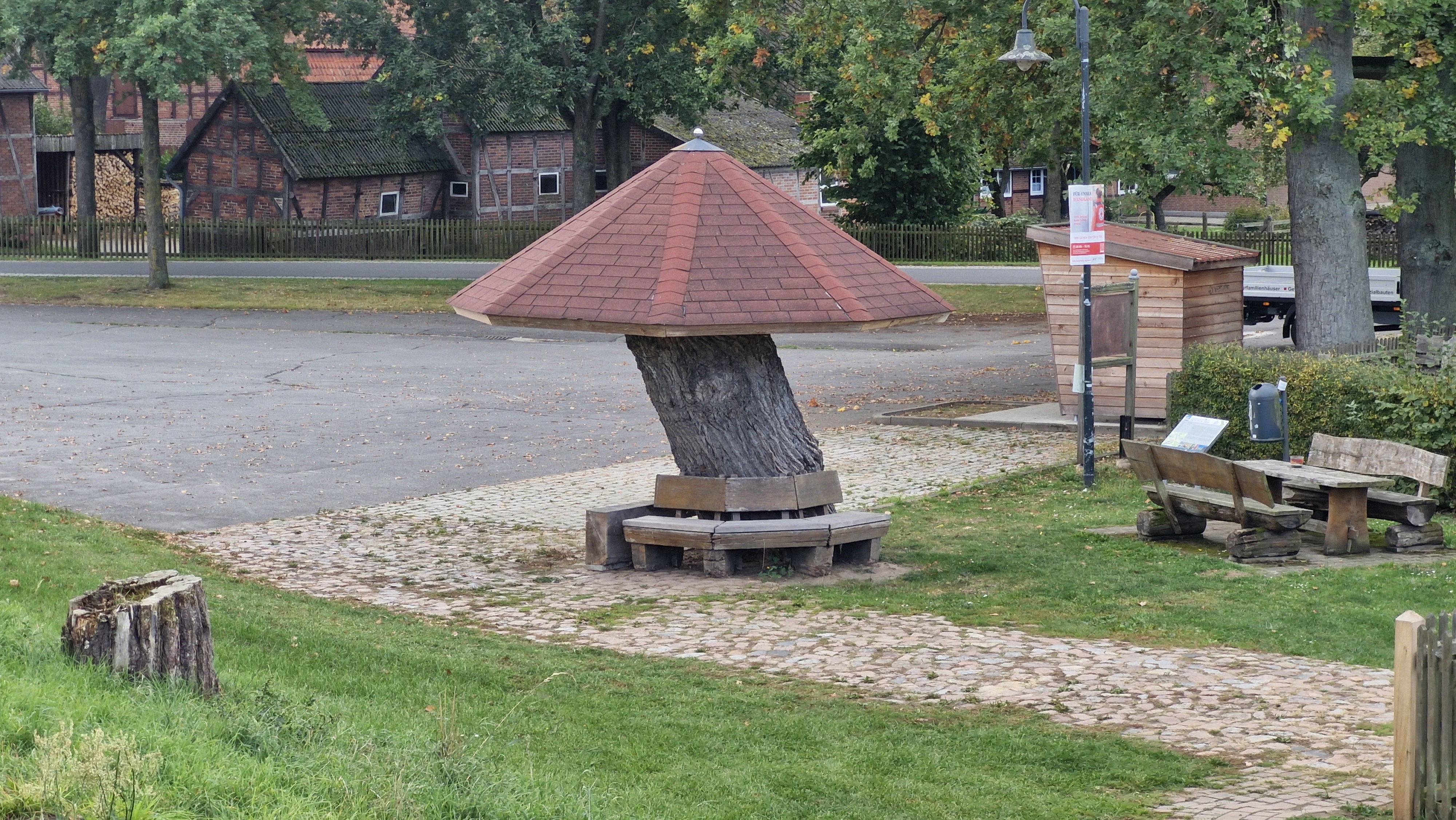 A Tree with a Roof