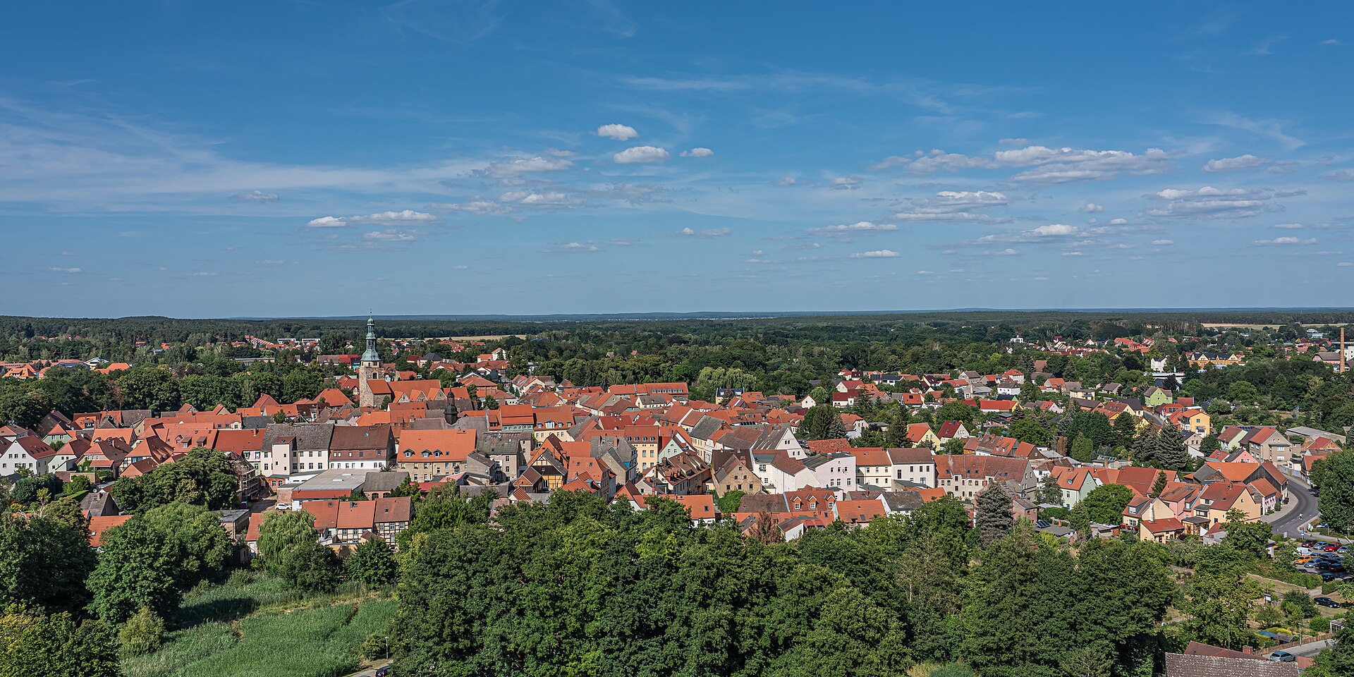 Over the Rooftops of Bad Belzig