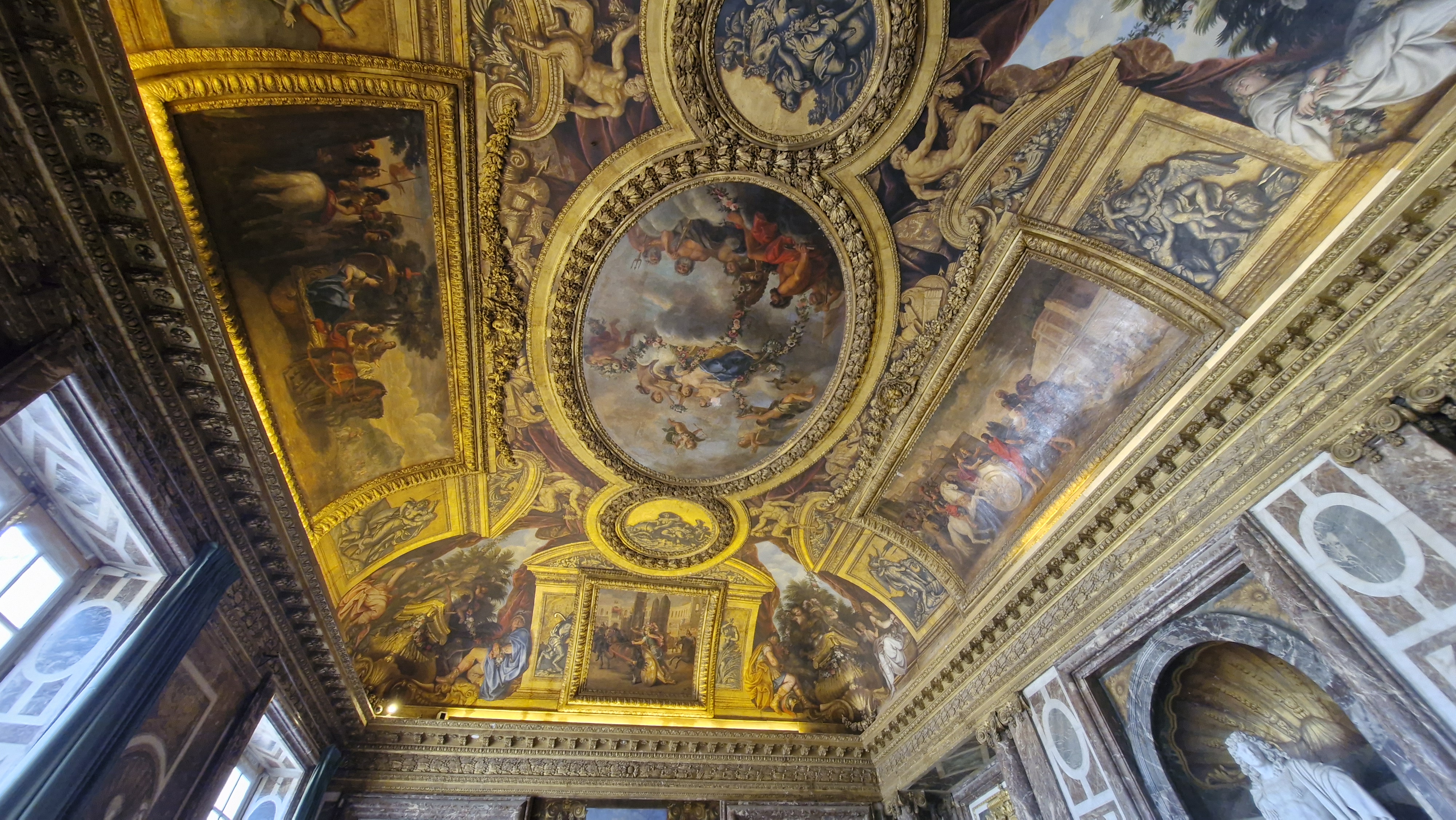 Gilded Grandeur Above